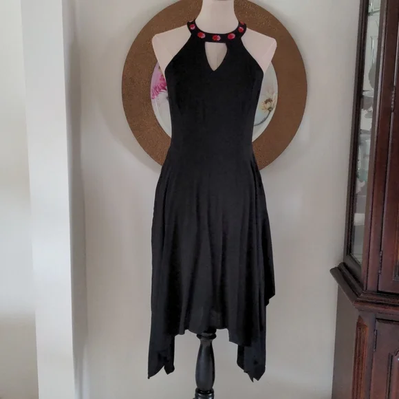 black candies dress Candies Black & Tan Chevron Lace Dress Women's Size XS